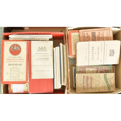 522 - Ordnance survey and other maps. (2 boxes) (Dispatch by Mailboxes/Collect from Banbury Depot)