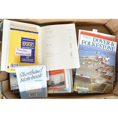 527 - Bus material, including 1950s timetables, books, also shipping and canal titles and a quantity of Ar... 