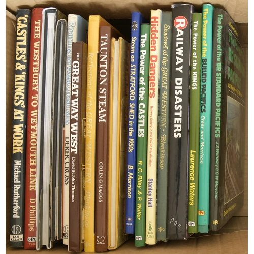 529 - Railway books, hardback. (4 boxes) (Dispatch by Mailboxes/Collect from Banbury Depot)