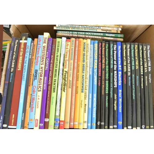 530 - Railway books, hardback. (3 boxes) (Dispatch by Mailboxes/Collect from Banbury Depot)