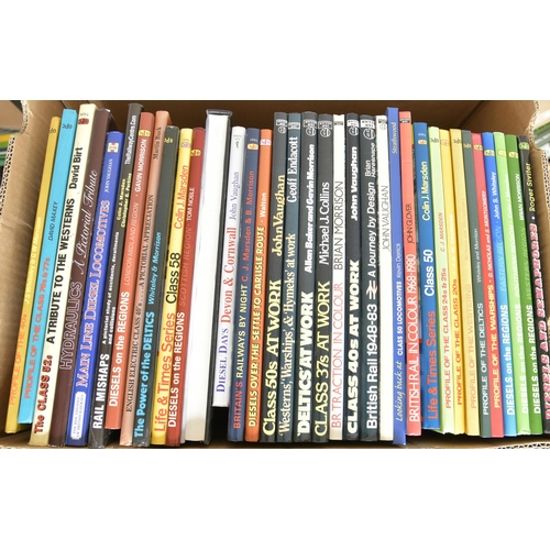 530 - Railway books, hardback. (3 boxes) (Dispatch by Mailboxes/Collect from Banbury Depot)