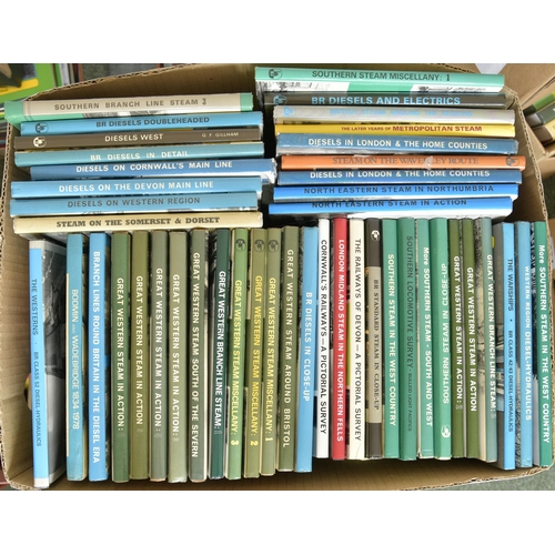 531 - Railway books, hardback, Bradford Barton titles. (2 boxes) (Dispatch by Mailboxes/Collect from Banbu... 