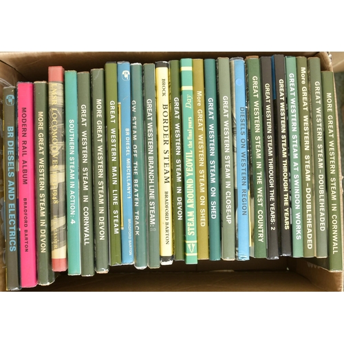 531 - Railway books, hardback, Bradford Barton titles. (2 boxes) (Dispatch by Mailboxes/Collect from Banbu... 