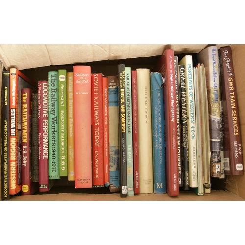 532 - Railway books, hardback. (4 boxes) (Dispatch by Mailboxes/Collect from Banbury Depot)