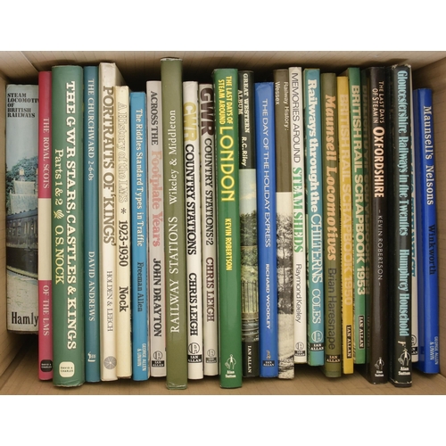 539 - Railway books, hardback. (4 boxes) (Dispatch by Mailboxes/Collect from Banbury Depot)