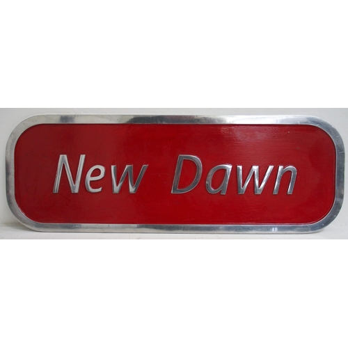 89 - Virgin Trains spare nameplate 