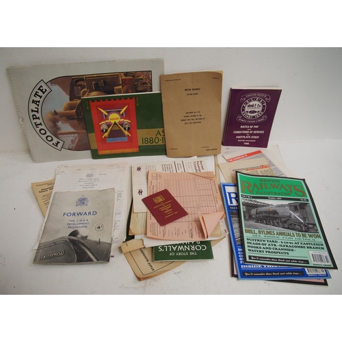 90 - Quantity of railway paperwork, booklets, luggage labels - a delve. (Dispatch by Mailboxes/Collect fr... 