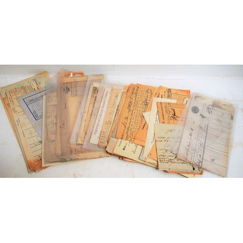 503 - Box of ephemera including pre grouping paperwork. (Dispatch by Mailboxes/Collect from Banbury Depot)