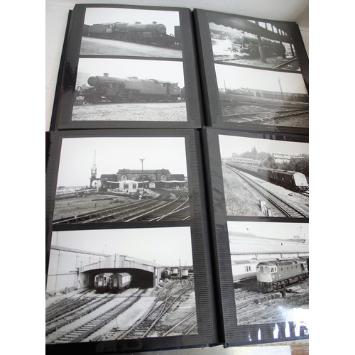 513 - Quantity of photographs in albums - broad spectrum, overseas steam, BR in the 1960s diesel & steam (... 