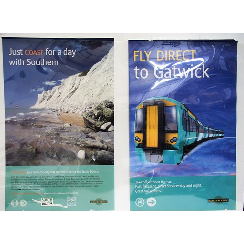 509 - Selection of British Rail (Southern) posters - Changes to Timetable due to Ore Tunnel Closure 2012, ... 