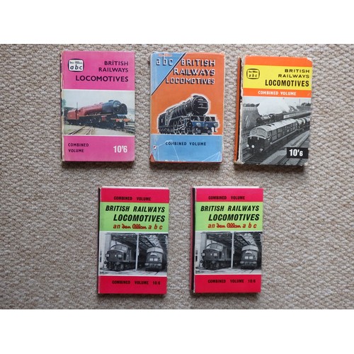 425 - Ian Allan combined volumes, unmarked May 1949 (inc dust jacket), April 1959, November 1960, inc two ... 