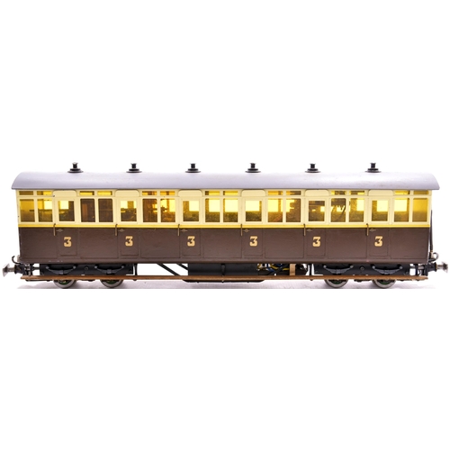 159 - 45mm gauge narrow gauge 0-6-0 loco + 4 wheel tender, battery operated. B Lue No WHH2 + brass dome, f... 