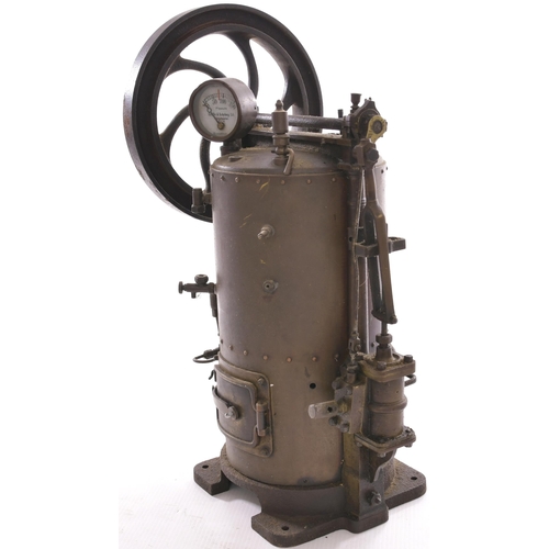 163 - Large vertical steam boiler, 17½