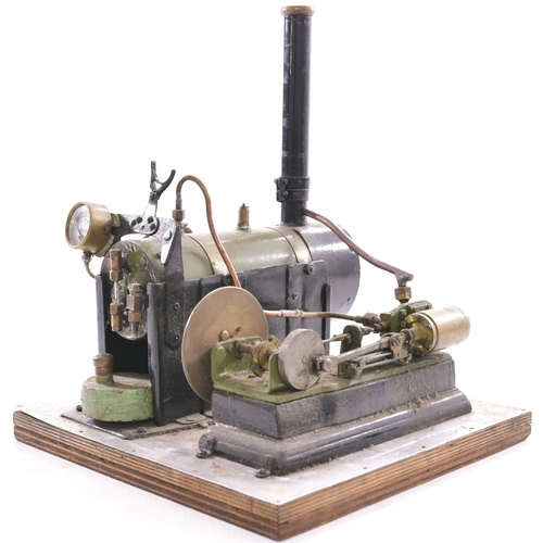 169 - Vertical steam boiler, no burner, with pressure gauge and gauge glass, by H.A. Salt, Newcastle-U-Lym... 