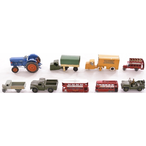 199 - Model vehicles, Dinky Toys, Matchbox, Models of Yesteryear plus a couple of other makes. Poor to ver... 