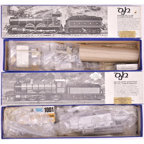 204 - '00' gauge unbuilt kits, DJH. Jones Goods HR / LMS  and tender. Manson 381 Class 4-6-0 loco and tend... 