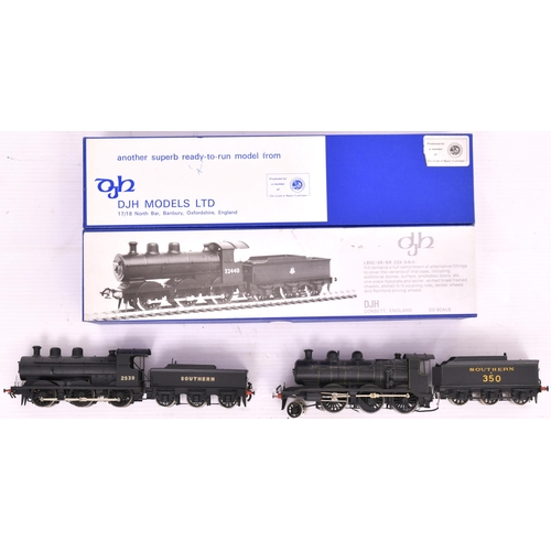 209 - Double 0 gauge DJH kit built locos. LBSC 'K' Class loco and tender, fully finished, black, No 350, S... 