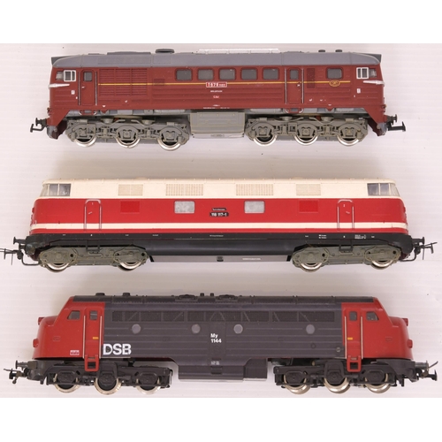 241 - European diesels, Roco, Fleischmann, EM, Gutzold. (6)