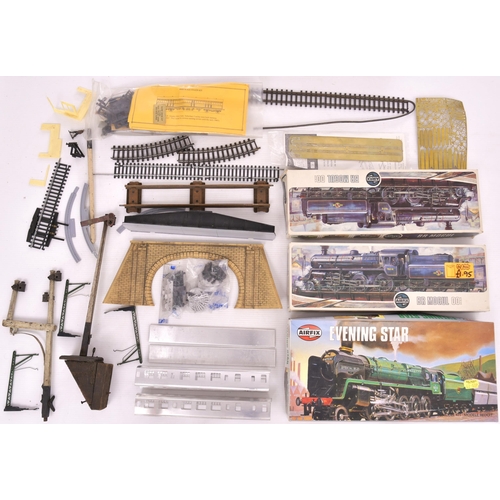 338 - Quantity of kits, accessories, signal box, girder bridge, lever frames, track, etc.