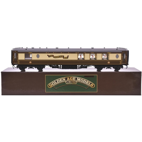 359 - Gauge '0', Golden Age Models, Pullman coach 2E 3rd Class, 'The Hadrian Bar', boxed.