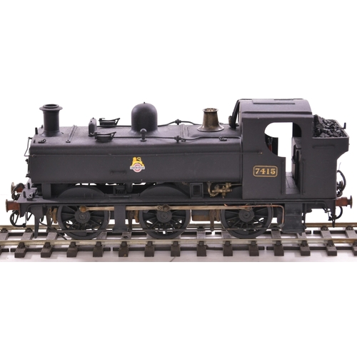 409 - '0' gauge kit built GWR-BR 74XX Class locomotive No 745, accompanied by its full specification and w... 