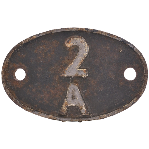 232 - A shedplate, 2A, Rugby (1948-September 1963), Tyseley (September 1963-May 1973). Ex loco condition. ... 