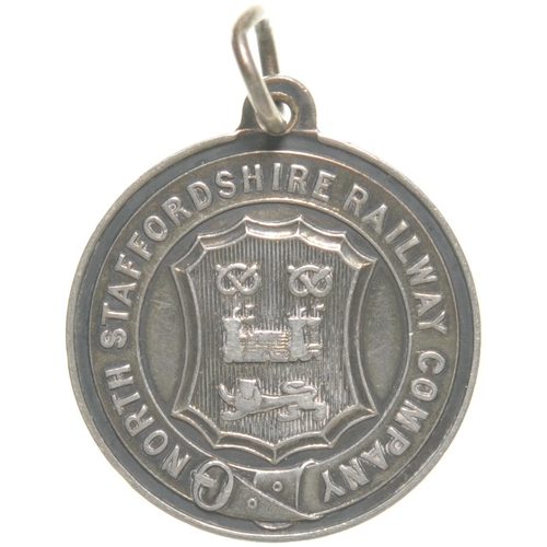 370 - A North Staffordshire Railway directors pass, T. THOMAS, No 101, featuring the company coat of arms ... 