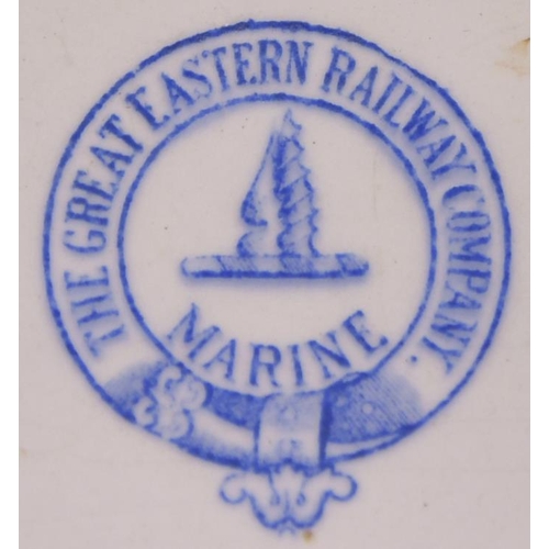 437 - A Great Eastern Railway Marine Dept vomit pot by James Green and Nephew, London. A decorative exampl... 