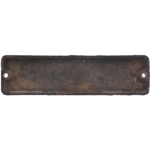 67 - A smokebox numberplate, 45444, from a LMS Class 5 4-6-0 No 5444 built by Armstrong Whitworth, Works ... 