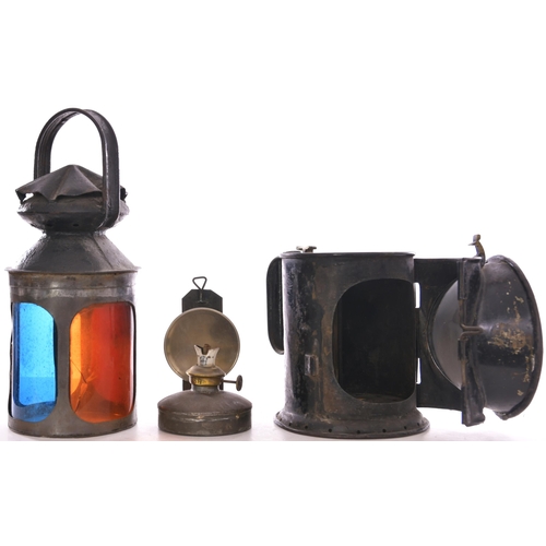 1011 - SR handlamp, PENGE, LBSCR style, three aspect, complete with interior, S(E)R brass plate on collar, ... 