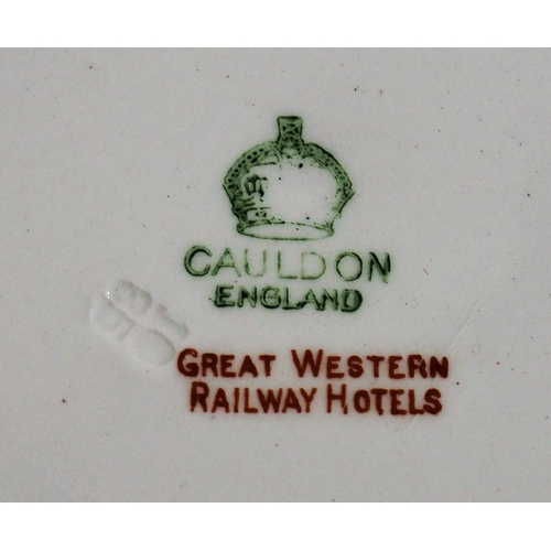 159 - Great Western Railway Hotels dinner plate & two kidney plates. (3) (Dispatch by Mailboxes/Collect fr... 