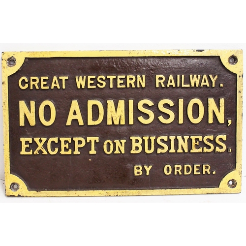 181 - Great Western Railway C/I notice 