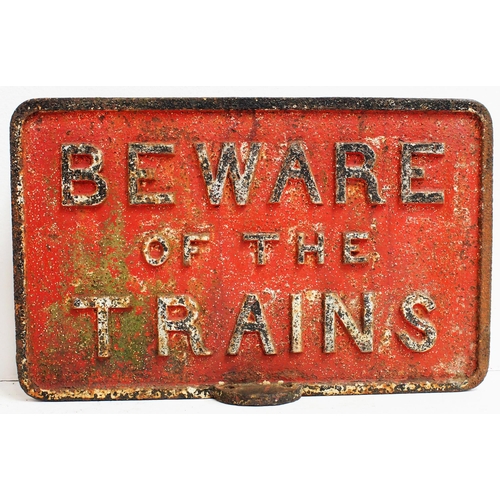 61 - London North Western Railway C/I Beware of Trains notice (BTLN301), 21