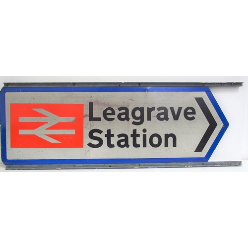 915 - British Rail double sided station direction sign 