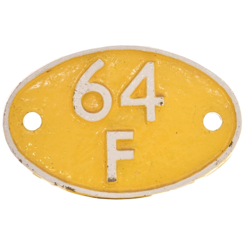 954 - Shedplate, 64F, Bathgate (1948-December 1966), front repainted. (Dispatch by Mailboxes/Collect from ... 