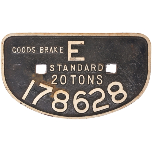 956 - D wagonplates E GOODS BRAKE, APPLEBY FRODINGHAM, DE, ADB 1961. (4) (Dispatch by Mailboxes/Collect fr... 