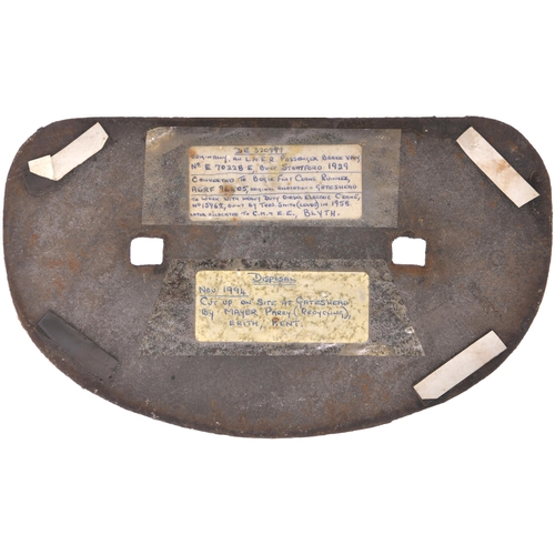 956 - D wagonplates E GOODS BRAKE, APPLEBY FRODINGHAM, DE, ADB 1961. (4) (Dispatch by Mailboxes/Collect fr... 