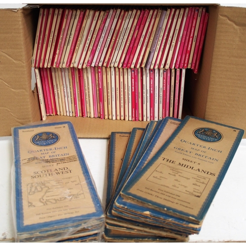 97 - Large quantity of UK OS Maps as per images. (Dispatch by Mailboxes/Collect from Banbury Depot)