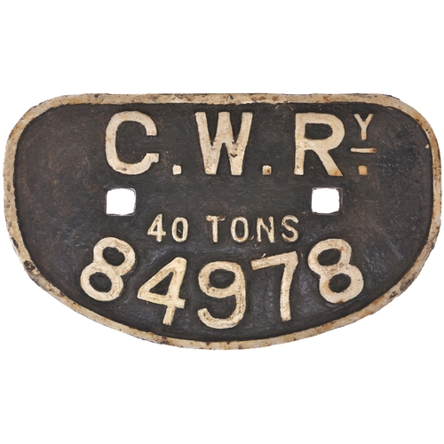 973 - D wagonplates, GWR, SR, LMS, LNER, all high tonnages. (4) (Dispatch by Mailboxes/Collect from Banbur... 