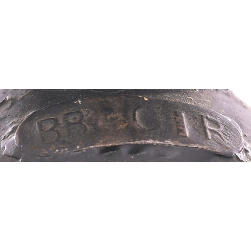 978 - Handlamp, Bombay, Baroda and Central India Railway, three aspect, steel BB&CIR plate on collar, comp... 