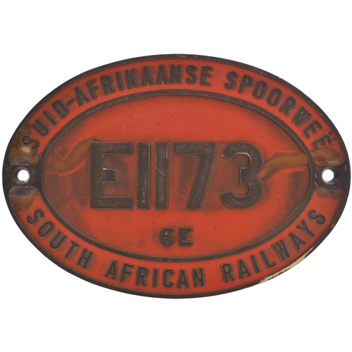 985 - South African cabside, E1173, 6E, cast brass, 20¾