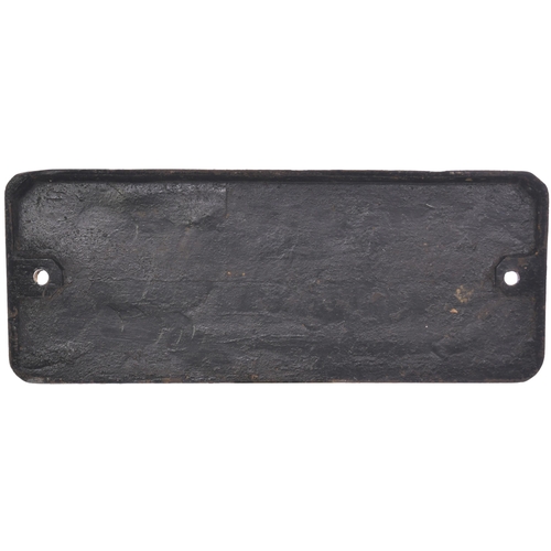 996 - Industrial loco numberplate, No 2, believed to be from Lysarts, Frodingham, cast brass, 15