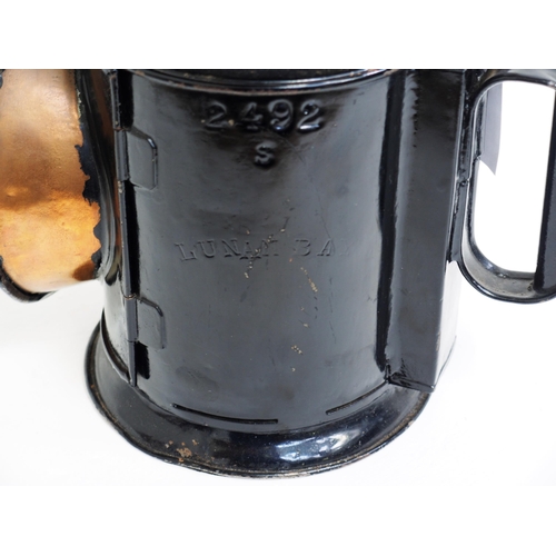 842 - North British Railway Bullpitt 3 aspect handlamp stamped 