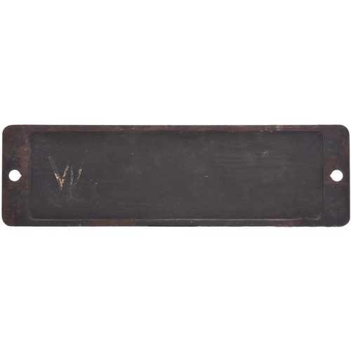 318 - A smokebox numberplate, 7320, from a GWR 43XX Class 2-6-0 built at Swindon in April 1925. It spent m... 