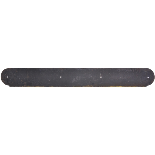 354 - An LNER seat back plate, BIGGLESWADE, from the southern end of the East Coast Main Line. Cast iron, ... 