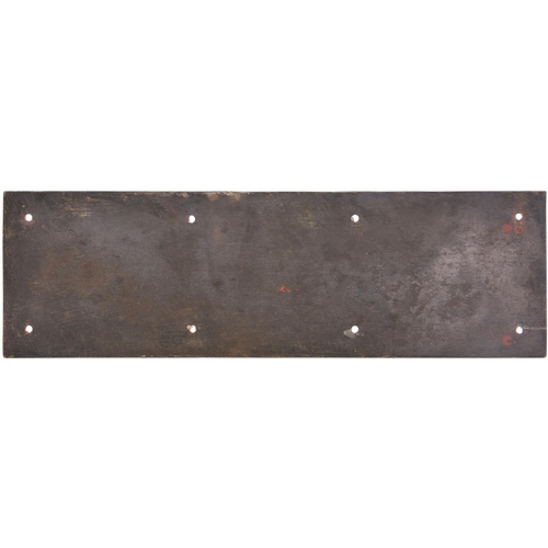 394 - A Spanish cabside numberplate, 242F.2005. From a Spanish State Railways (RENFE) 5ft 6ins gauge 4-8-4... 