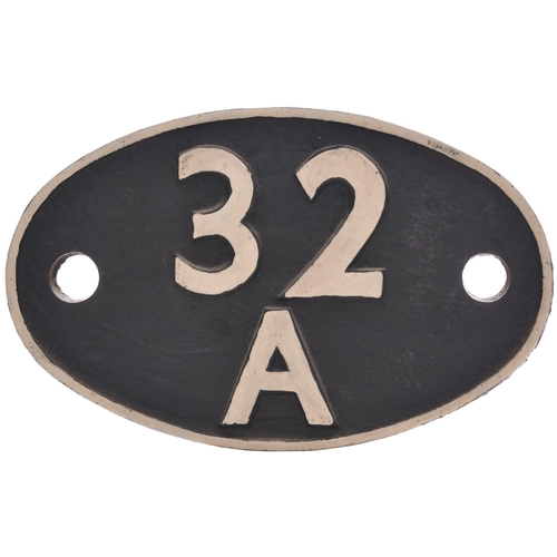 440 - A shedplate 32A, Norwich (1948-May 1973). Repainted. (Postage Band: B)