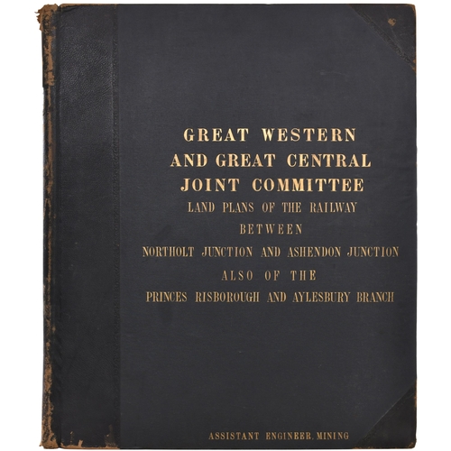 453 - A set of plans for the Great Western and Great Central Joint Committee, Northolt Junction and Ashend... 