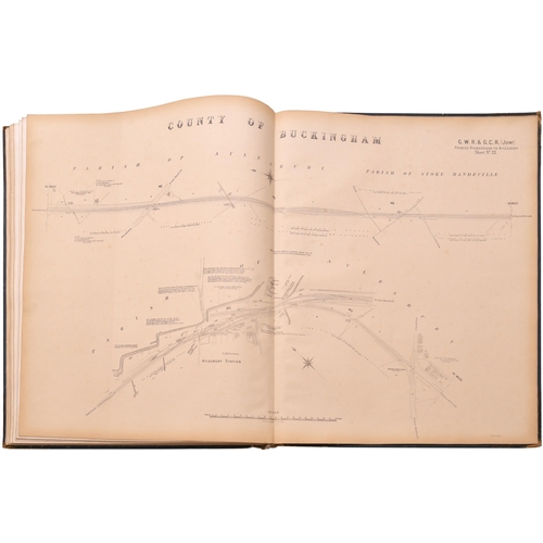 453 - A set of plans for the Great Western and Great Central Joint Committee, Northolt Junction and Ashend... 