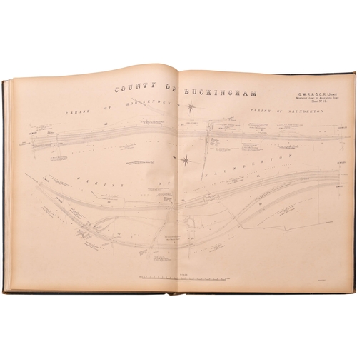 453 - A set of plans for the Great Western and Great Central Joint Committee, Northolt Junction and Ashend... 